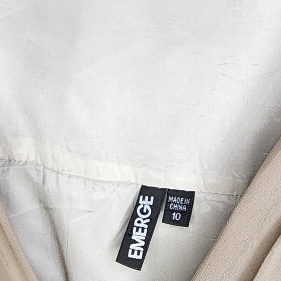 EMERGE short dress chiffon sleeveless formal dress size 10 - Picture 4 of 13